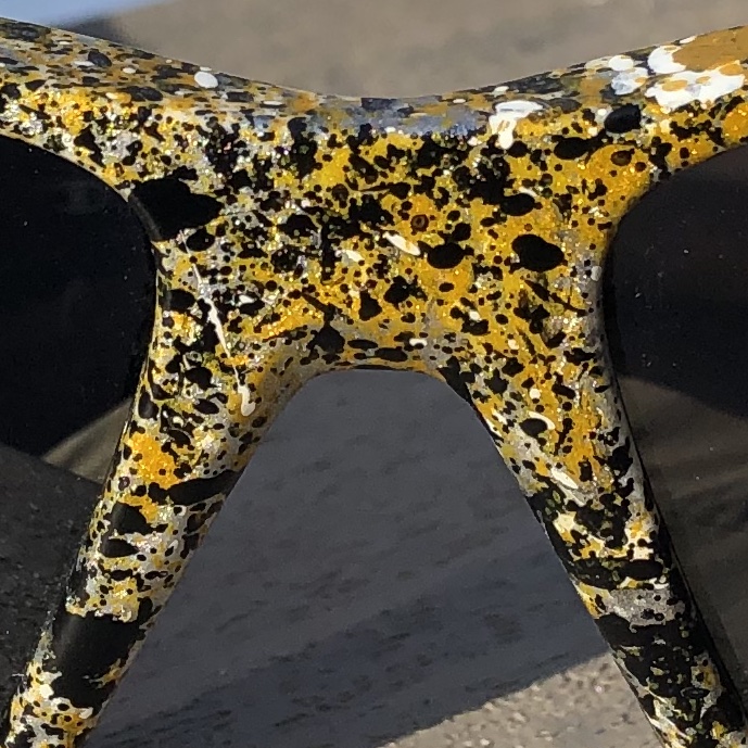 Gold Silver Splatter